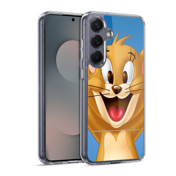 Tom and Jerry Full Face Jerry Soft Gel Case for Samsung Galaxy S25 & MagSafe
