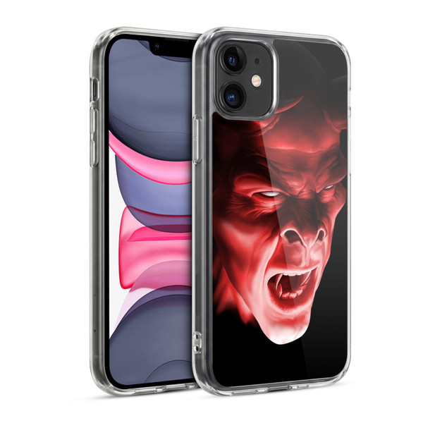 Tom Wood Horror Shadow Demon Soft Gel Case for Apple iPhone 11
