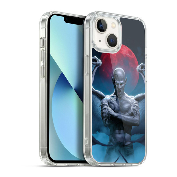 Tom Wood Horror Blood Moon Soft Gel Case for Apple iPhone 13