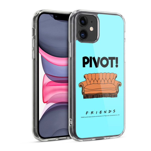 Friends TV Show Quotes Pivot Soft Gel Case for Apple iPhone 11