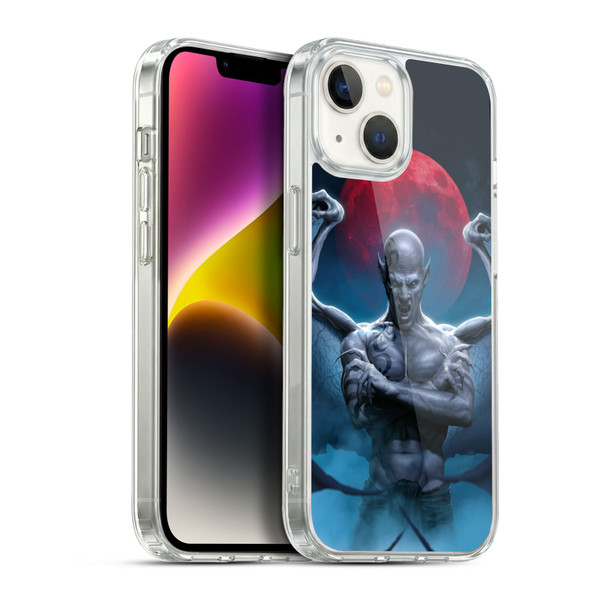 Tom Wood Horror Blood Moon Soft Gel Case for Apple iPhone 14