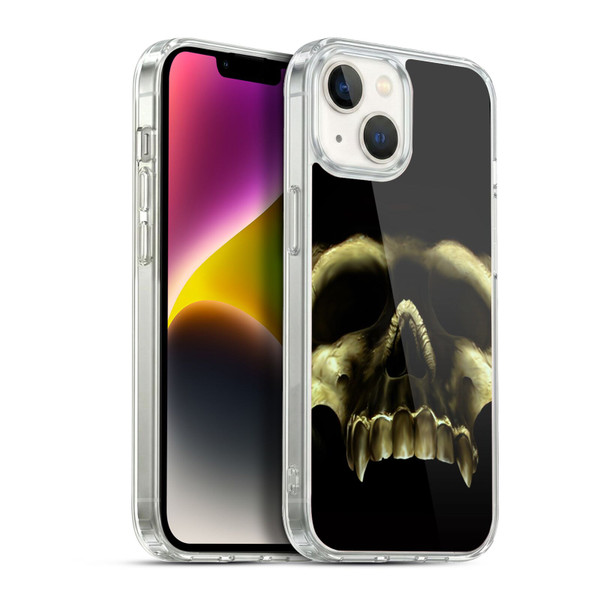 Tom Wood Horror Shadow Skull Soft Gel Case for Apple iPhone 14
