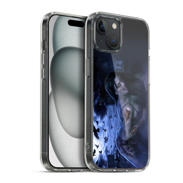 Tom Wood Horror Hot Zombie Soft Gel Case for Apple iPhone 15 Plus & MagSafe