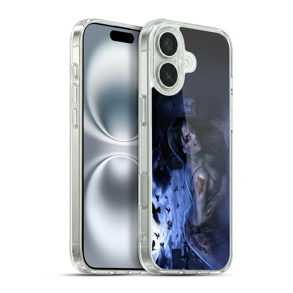 Tom Wood Horror Hot Zombie Soft Gel Case for Apple iPhone 16 Plus & MagSafe