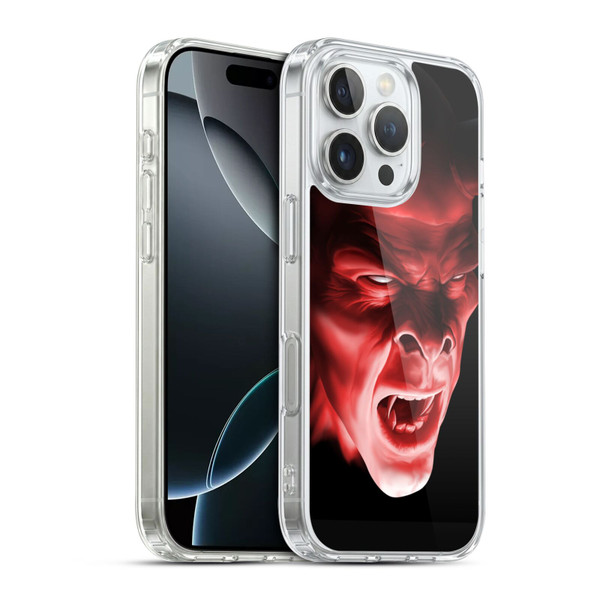 Tom Wood Horror Shadow Demon Soft Gel Case for Apple iPhone 16 Pro & MagSafe