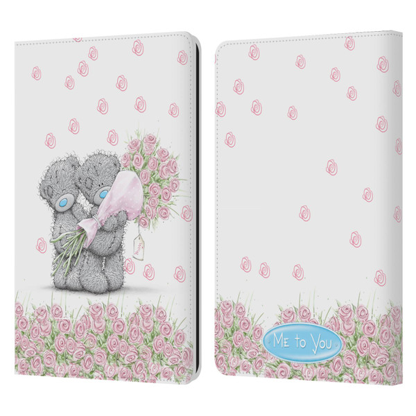 Me To You ALL About Love Pink Roses Leather Book Wallet Case Cover For Amazon Kindle Paperwhite 1 / 2 / 3