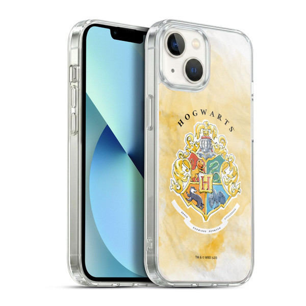 Harry Potter Deathly Hallows XVII Hogwarts Crest Soft Gel Case for Apple iPhone 13