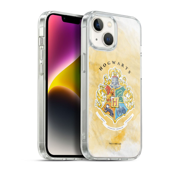 Harry Potter Deathly Hallows XVII Hogwarts Crest Soft Gel Case for Apple iPhone 14