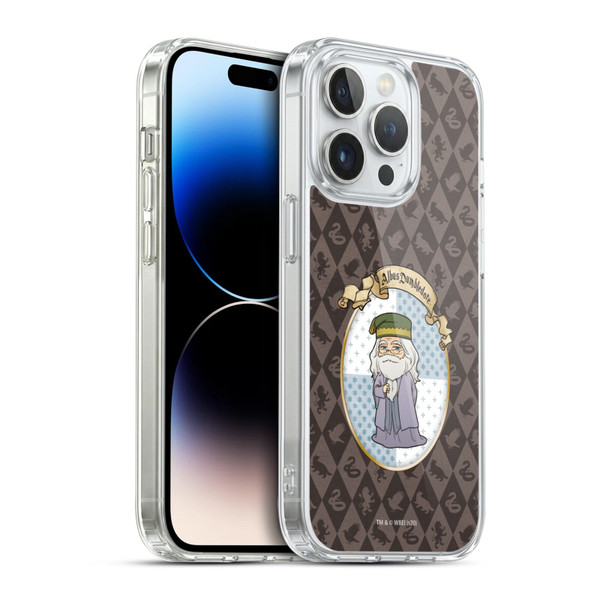 Harry Potter Deathly Hallows XXXVI Albus Dumbledore Soft Gel Case for Apple iPhone 14 Pro & MagSafe