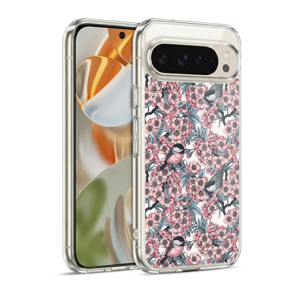 Katerina Kirilova Floral Patterns Red Hibiscus Soft Gel Case for Google Pixel 9 / Pixel 9 Pro