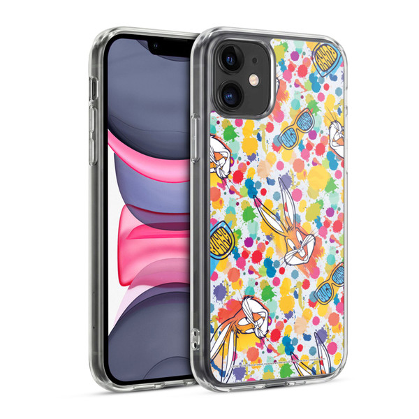Looney Tunes Bugs Bunny Splatter Soft Gel Case for Apple iPhone 11