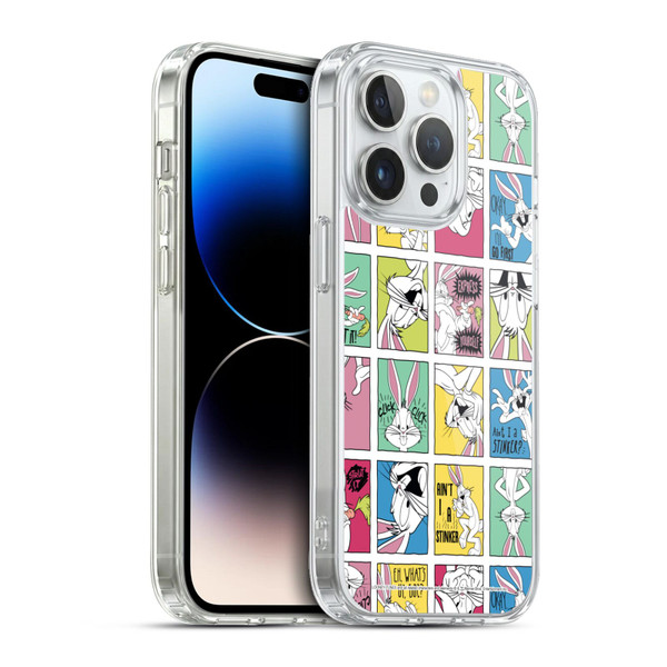 Looney Tunes Bugs Bunny Comics Soft Gel Case for Apple iPhone 13 Pro & MagSafe
