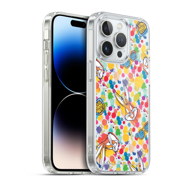 Looney Tunes Bugs Bunny Splatter Soft Gel Case for Apple iPhone 14 Pro & MagSafe