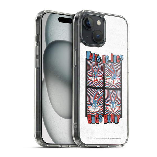Looney Tunes Bugs Bunny What's Up Doc Soft Gel Case for Apple iPhone 15 & MagSafe