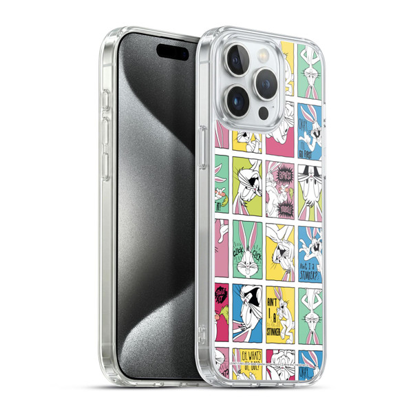 Looney Tunes Bugs Bunny Comics Soft Gel Case for Apple iPhone 15 Pro Max & MagSafe