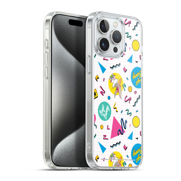 Looney Tunes Bugs Bunny Grid Soft Gel Case for Apple iPhone 15 Pro Max & MagSafe