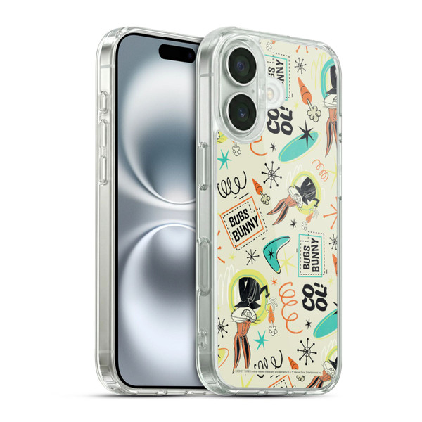 Looney Tunes Bugs Bunny Cool Soft Gel Case for Apple iPhone 16 & MagSafe