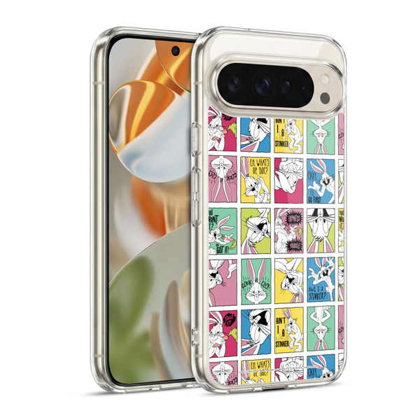 Looney Tunes Bugs Bunny Comics Soft Gel Case for Google Pixel 9 / Pixel 9 Pro