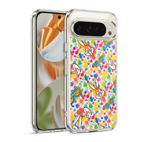 Looney Tunes Bugs Bunny Splatter Soft Gel Case for Google Pixel 9 / Pixel 9 Pro