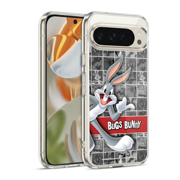 Looney Tunes Bugs Bunny Tiles Soft Gel Case for Google Pixel 9 / Pixel 9 Pro