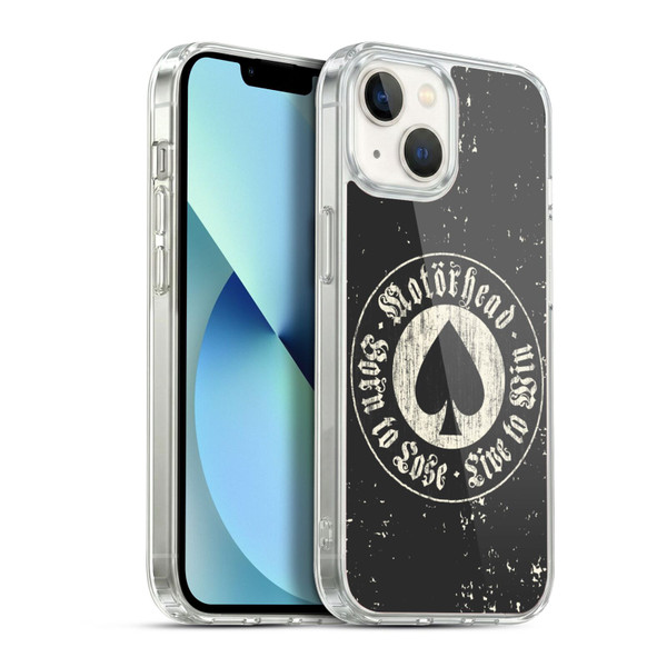 Motorhead Logo Ace Of Spades 2 Soft Gel Case for Apple iPhone 13