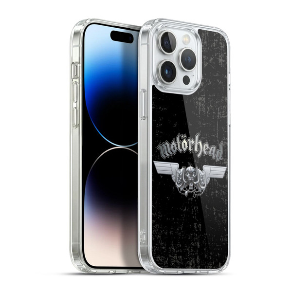 Motorhead Logo Metal Wings Soft Gel Case for Apple iPhone 13 Pro Max & MagSafe