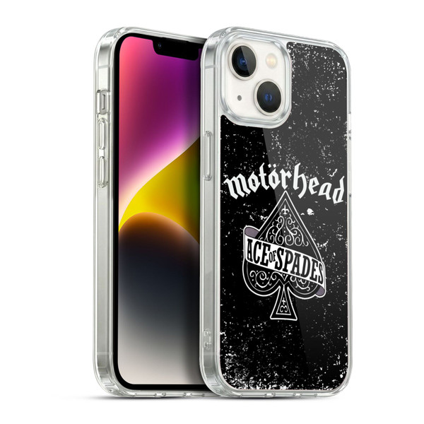 Motorhead Logo Ace Of Spades Soft Gel Case for Apple iPhone 14