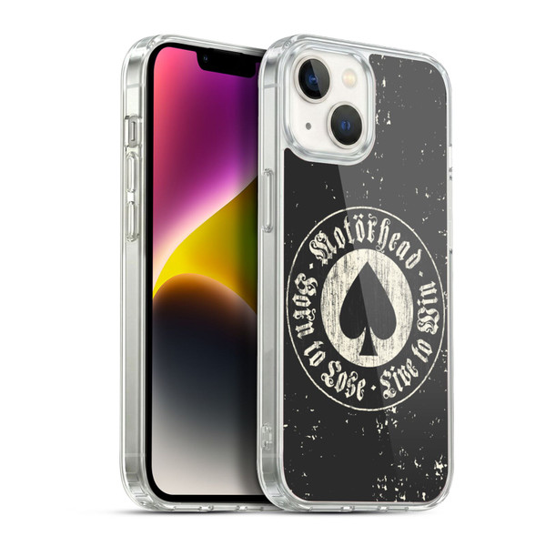 Motorhead Logo Ace Of Spades 2 Soft Gel Case for Apple iPhone 14