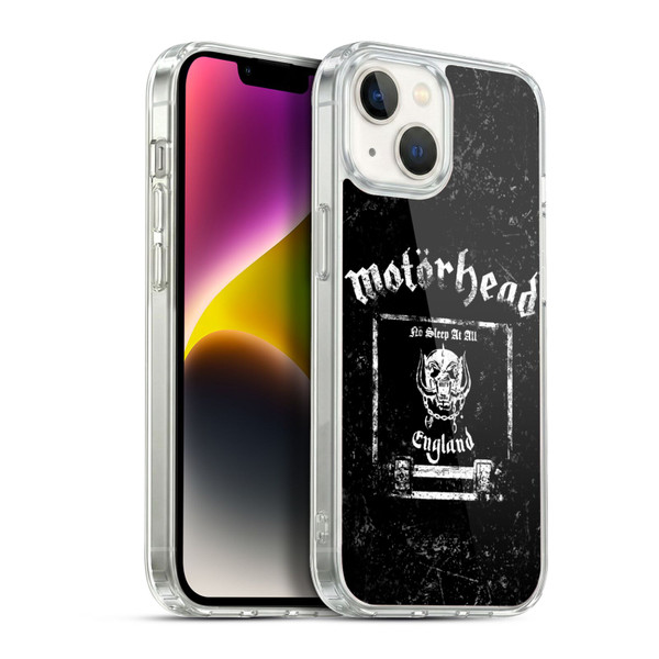 Motorhead Logo No Sleep At All Soft Gel Case for Apple iPhone 14