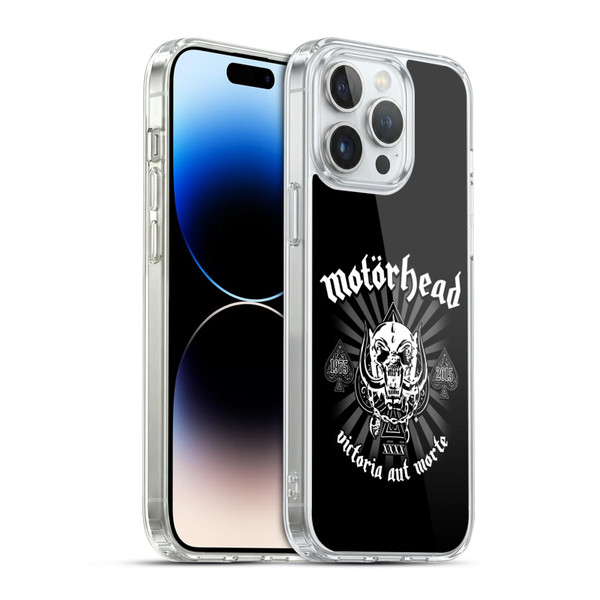 Motorhead Logo Victoria Aut Morte Soft Gel Case for Apple iPhone 14 Pro Max & MagSafe