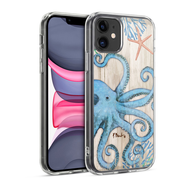 Paul Brent Coastal Sealife Soft Gel Case for Apple iPhone 11