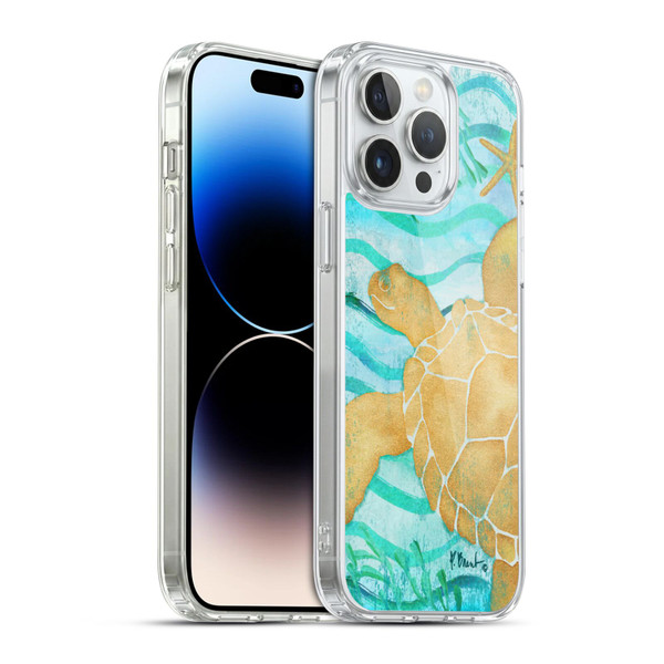 Paul Brent Coastal Aurora Turtle Soft Gel Case for Apple iPhone 14 Pro Max & MagSafe
