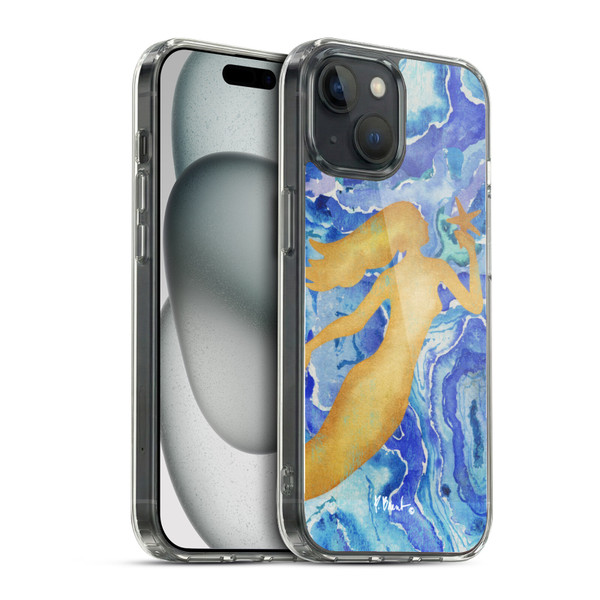 Paul Brent Coastal Agate Mermaid Soft Gel Case for Apple iPhone 15 & MagSafe