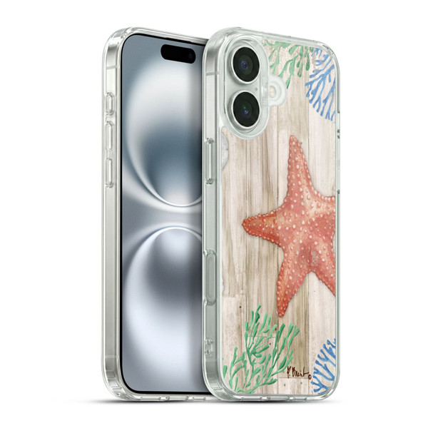 Paul Brent Coastal Starfish Soft Gel Case for Apple iPhone 16 Plus & MagSafe