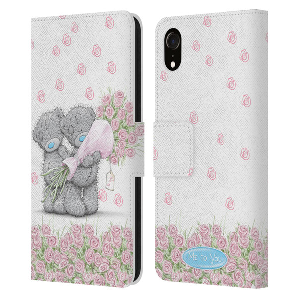 Me To You ALL About Love Pink Roses Leather Book Wallet Case Cover For Apple iPhone XR