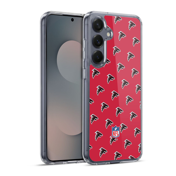 NFL Atlanta Falcons Artwork Patterns Soft Gel Case for Samsung Galaxy S25+ & MagSafe