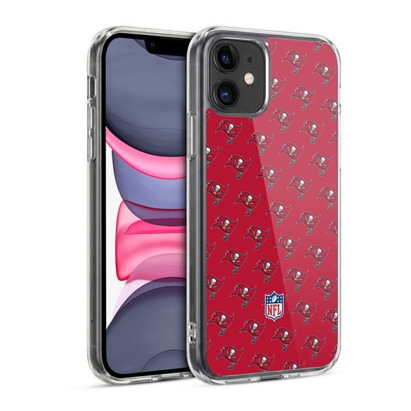 NFL Tampa Bay Buccaneers Artwork Patterns Soft Gel Case for Apple iPhone 11