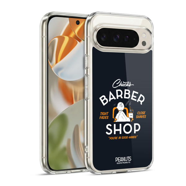 Peanuts Chuck's Barber Shop Charlie Brown Soft Gel Case for Google Pixel 9 / Pixel 9 Pro