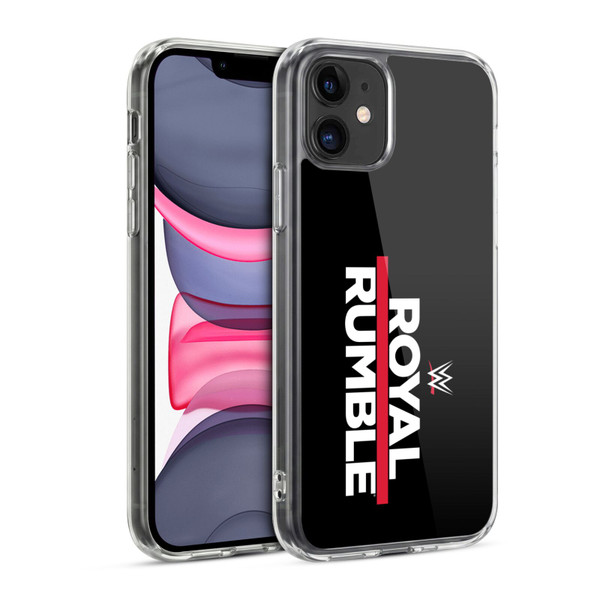 WWE TV Program Logo Royal Rumble Soft Gel Case for Apple iPhone 11