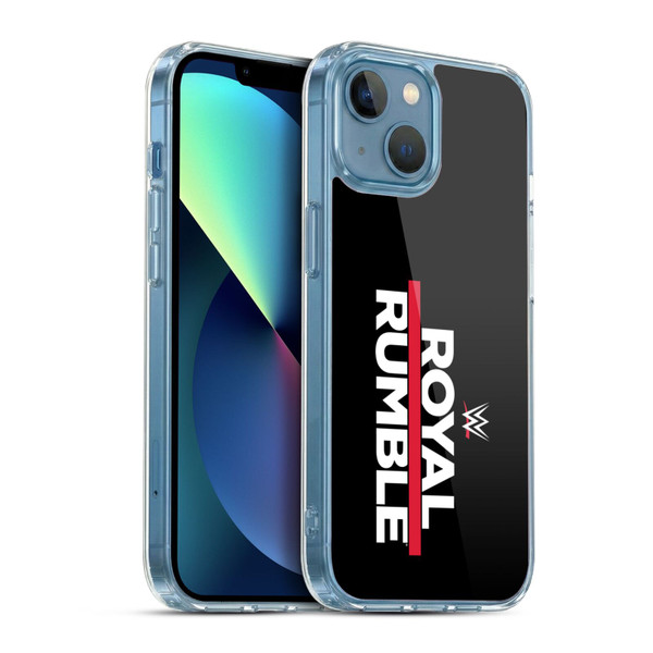 WWE TV Program Logo Royal Rumble Soft Gel Case for Apple iPhone 13 Mini & MagSafe