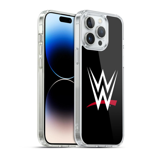 WWE TV Program Logo Main Soft Gel Case for Apple iPhone 14 Pro Max & MagSafe