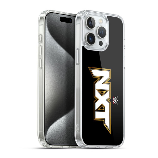WWE TV Program Logo NXT Soft Gel Case for Apple iPhone 15 Pro Max & MagSafe