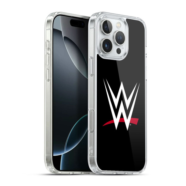 WWE TV Program Logo Main Soft Gel Case for Apple iPhone 16 Pro Max & MagSafe