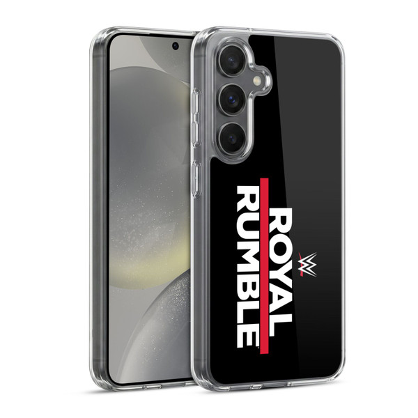 WWE TV Program Logo Royal Rumble Soft Gel Case for Samsung Galaxy S24 5G & MagSafe