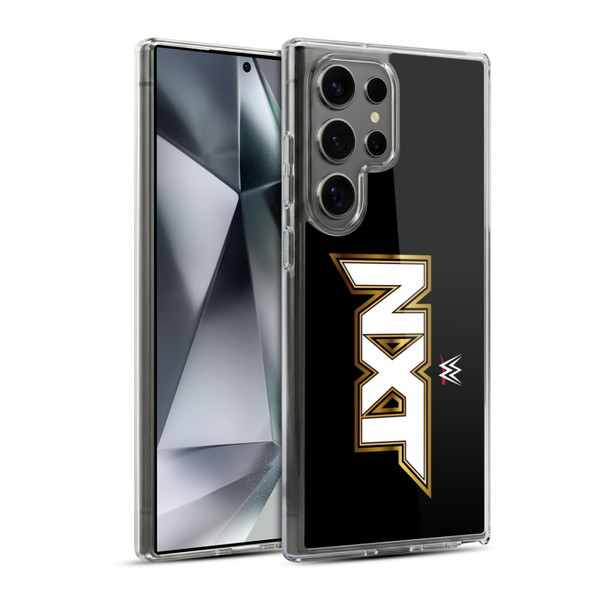WWE TV Program Logo NXT Soft Gel Case for Samsung Galaxy S24 Ultra 5G & MagSafe