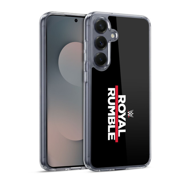 WWE TV Program Logo Royal Rumble Soft Gel Case for Samsung Galaxy S25 & MagSafe