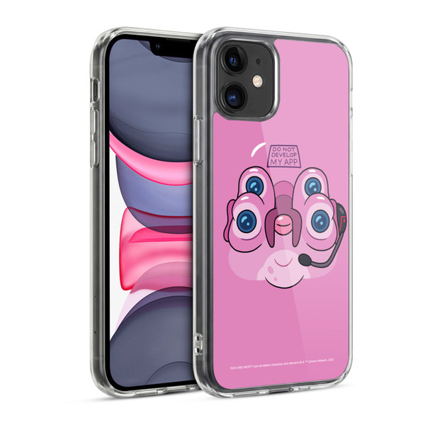 Rick And Morty Season 4 Graphics Glootie Soft Gel Case for Apple iPhone 11