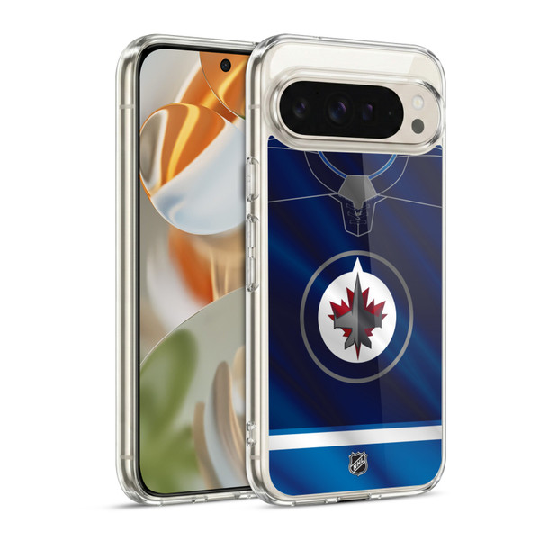 NHL Winnipeg Jets Jersey Soft Gel Case for Google Pixel 9 / Pixel 9 Pro