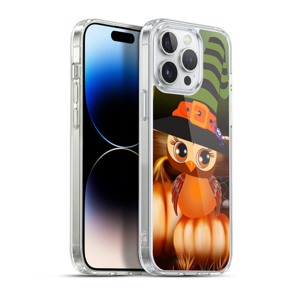 Simone Gatterwe Halloween Owl Soft Gel Case for Apple iPhone 13 Pro Max & MagSafe