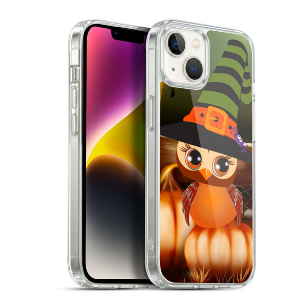 Simone Gatterwe Halloween Owl Soft Gel Case for Apple iPhone 14 Plus & MagSafe